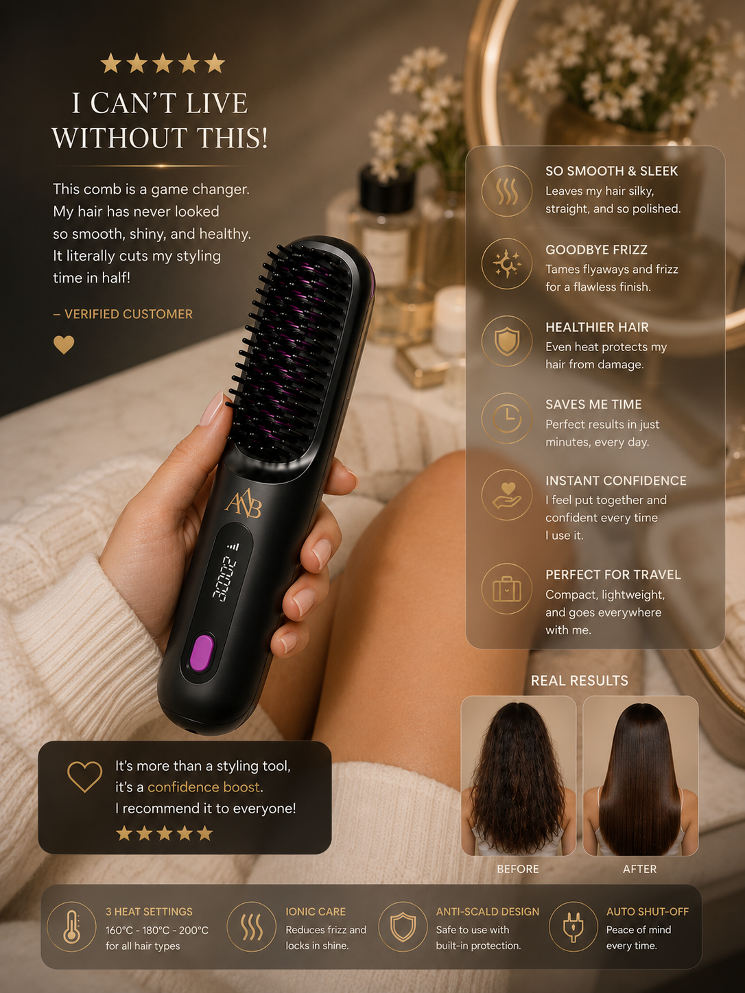 AANB™ Smooth Comb